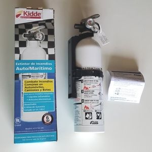 Kidde Auto/Marine Fire Extinguisher, UL Rated 5-B:C, Model KD57W-5BC